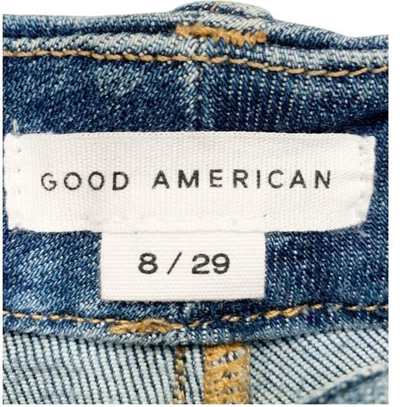 Good American Good Legs Distressed Jeans Size 29 - Picture 8 of 9